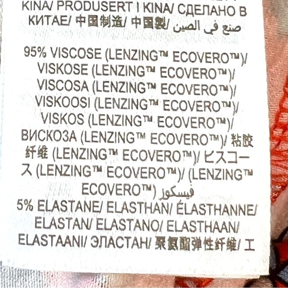 Boden Lavina Jersey Wrap in Papaya Wildflower Prarie Dress Women 6 Petite - Picture 13 of 16